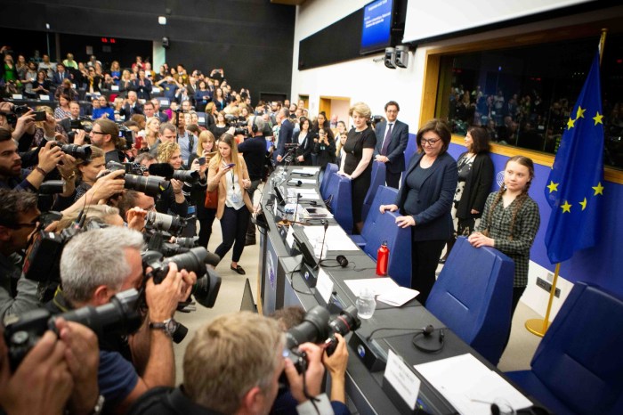 greta thunberg brussel GUE NGL